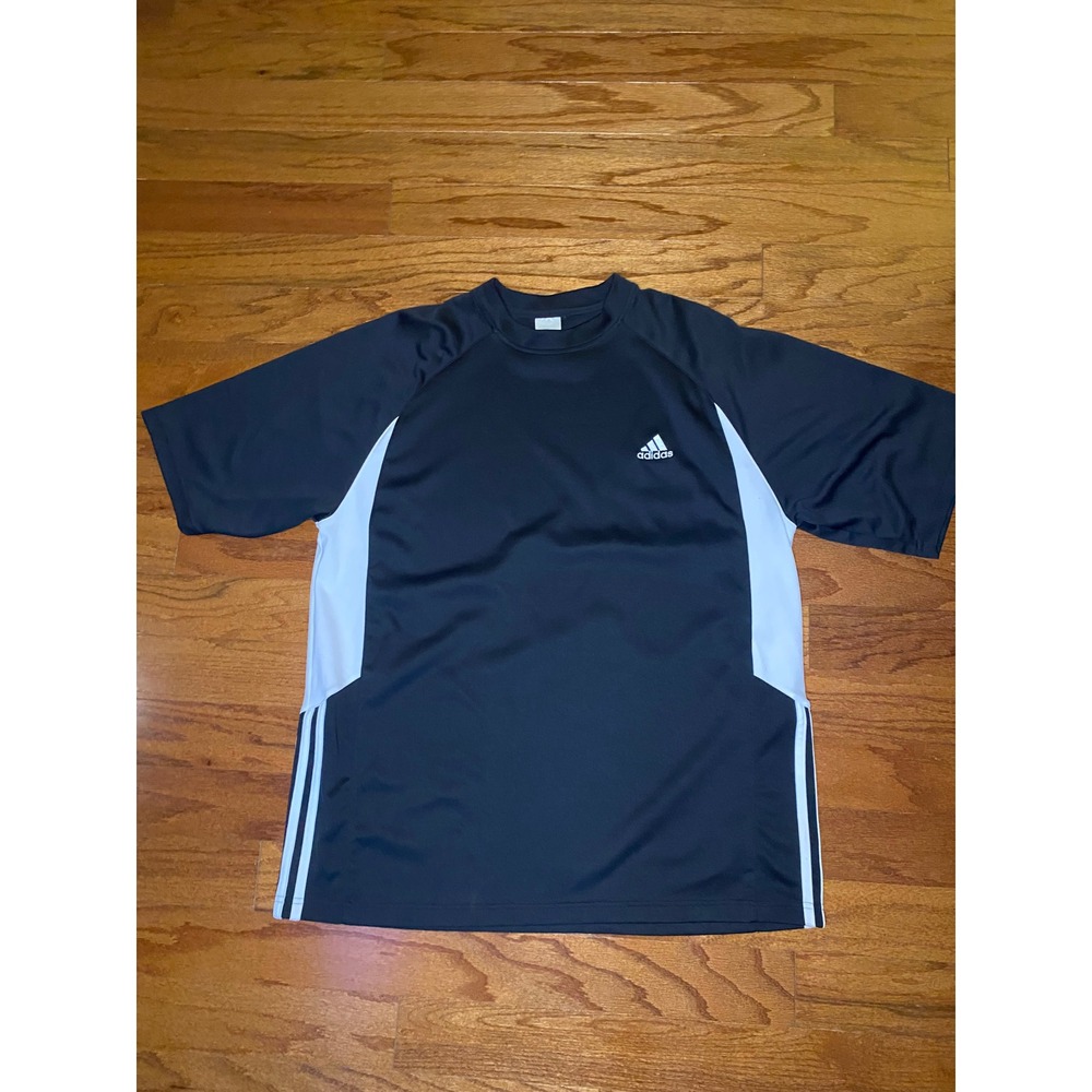 Adidas Black and White Shirt Size XL‎